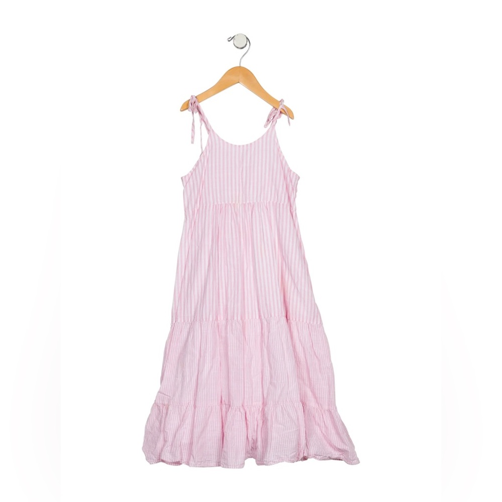 LoveShackFancy Pink and White Striped Dress Size 5-6Y